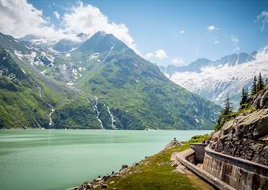 River between mountains