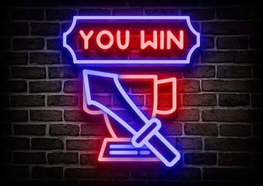 You Win Neon
