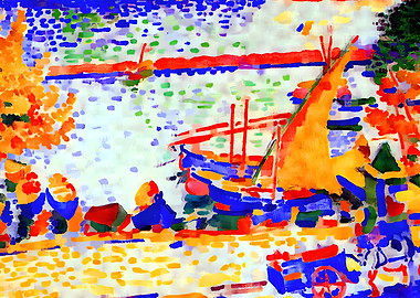 Port of Collioure France