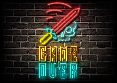 Game Over Neon