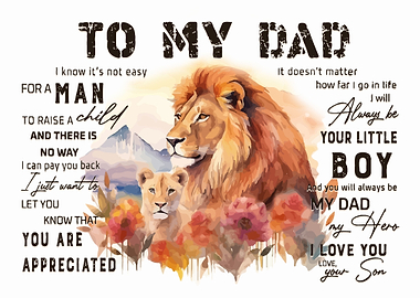 To My Dad From Son Lion