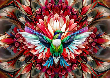 Floral Hummingbird