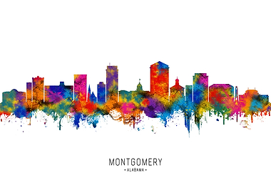 Montgomery Alabama Skyline