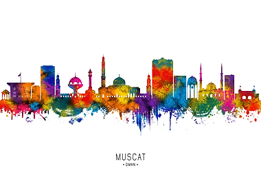Muscat Oman Skyline