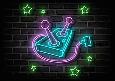 Game Controller Neon