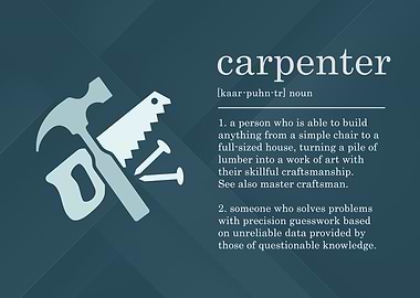 Funny Carpenter Definition