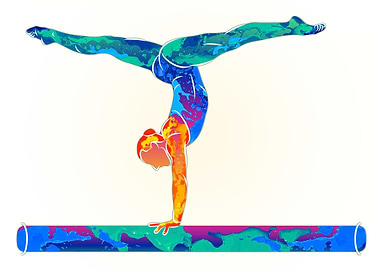 Female athlete doing a