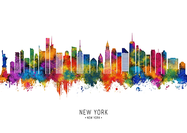 New York USA Skyline