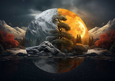 Surreal Fantasy Landscape