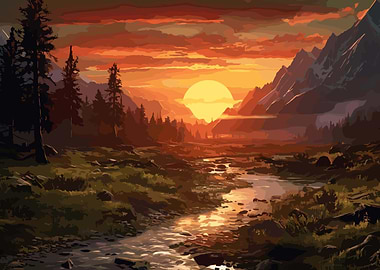 Mountain Sunset