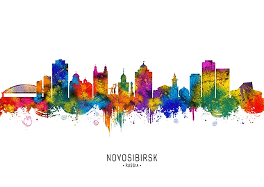 Novosibirsk Russia Skyline
