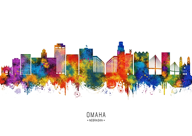 Omaha Nebraska Skyline