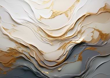 Abstract White and Grey