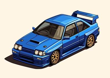 Subaru Imp Minimalist Car