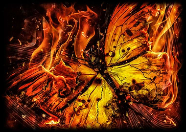 Fire Butterfly