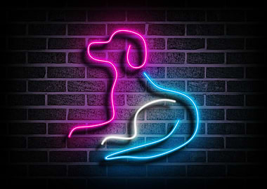 Dog Neon Sign