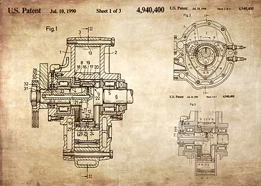 Patent depicting wankel