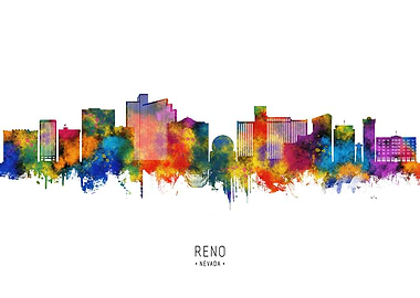 Reno Nevada Skyline