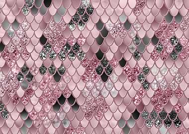 Blush Pink Black Mermaid 2
