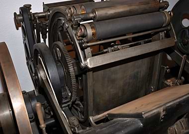 Historic Print machine 01