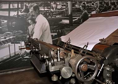 Historic Print machine 02