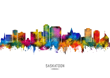 Saskatoon Canada Skyline