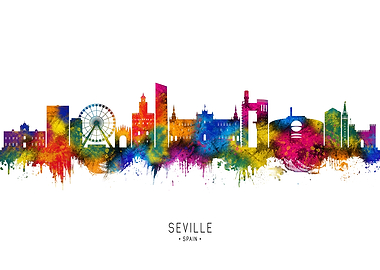 Seville Spain Skyline