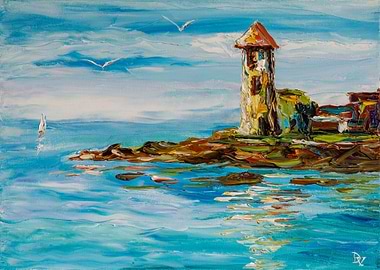 Abandoned lighthouse