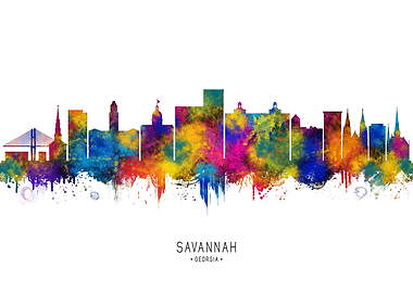 Savannah USA Skyline