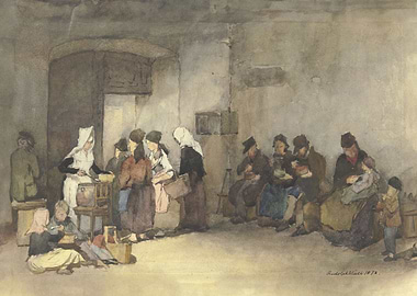 Feeding the poor