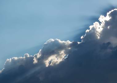 Sunbeam and the clouds