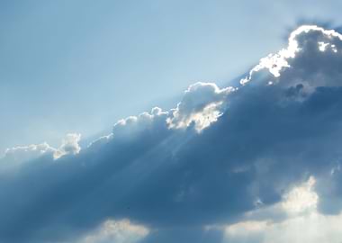 Sunbeam and the clouds