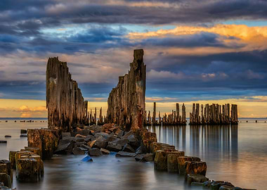 Old Sea Pier Remains