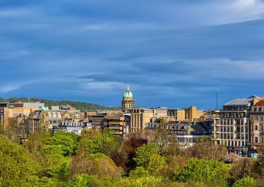 Edinburgh City Skyline
