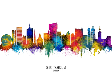 Stockholm Sweden Skyline