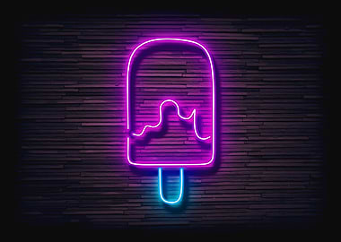 Ice Cream Neon