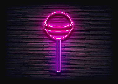 Lollipop Neon Sign