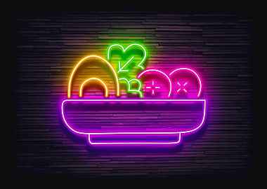 Salad Neon Sign