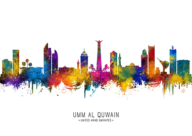 Umm alQuwain UAE Skyline