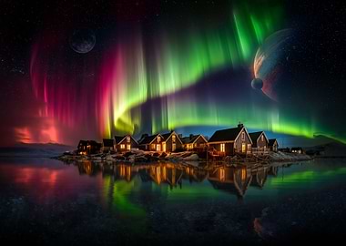 Northern lights Embrace