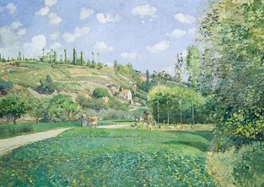 A Cowherd at Valhermeil