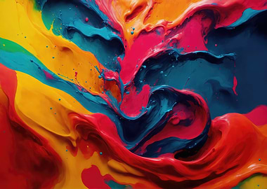 Paint flow mixing overhead