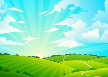 Minimalist Farmer Art