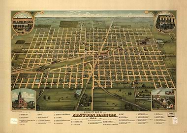 Mattoon Illinois 1884