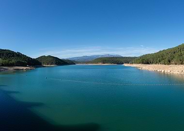 The blue over the blue