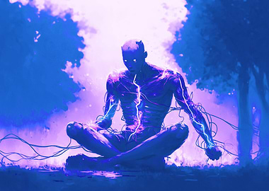 Cyborg with Athletic Build