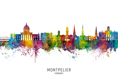 Montpelier Vermont Skyline