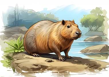 Capybara Animal