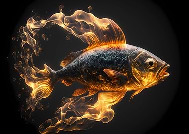Fish made by fire