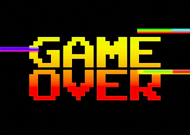 Game over funky glitch dam